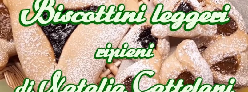 Biscotti leggeri ripieni di Natalia Cattelani | Video