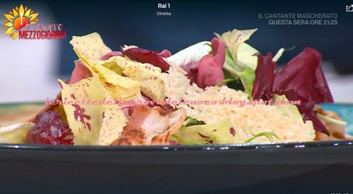 Caesar salad con un'idea ricetta Tommaso Zoboli