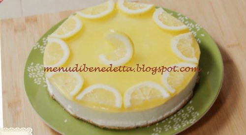 Fatto in casa per voi - Cheesecake al limone ricetta Benedetta Rossi