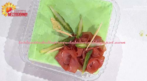 Cheesecake salata agli asparagi ricetta Antonio Paolino