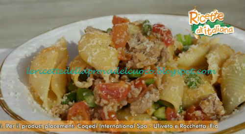 Ricette all'Italiana - Conchiglioni arcobaleno ricetta Anna Moroni