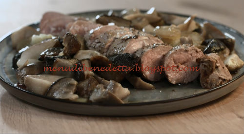 Filetto di maiale con funghi porcini ricetta Csaba Dalla Zorza