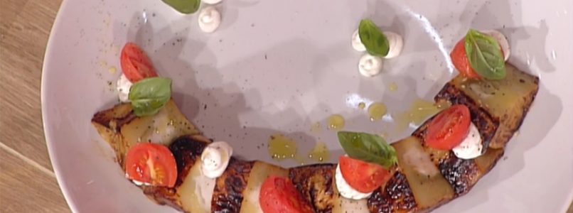 La prova del cuoco | Ricetta melanzana con ricotta e pomodorini di Andrea Ribaldone