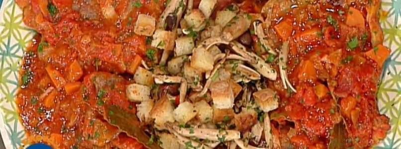 La prova del cuoco | Ricetta ossobuco in umido con funghi e pane croccante di Emilio Signori