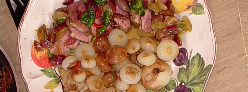 La prova del cuoco | Ricetta petto d'anatra con uva e fichi secchi di Luisanna Messeri