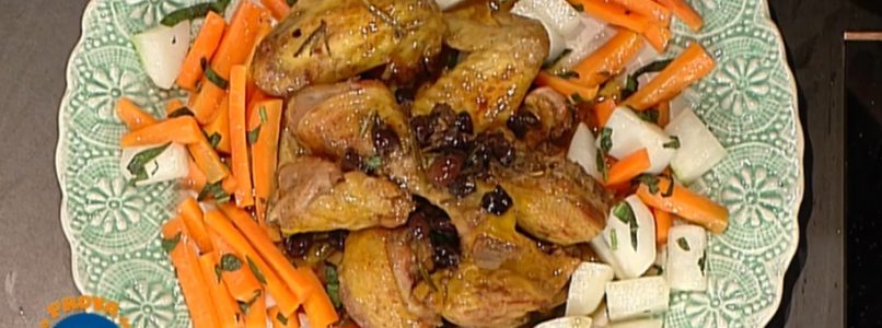 La prova del cuoco | Ricetta pollo alla cacciatora con rape e carote di Emilio Signori