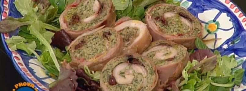 La prova del cuoco | Ricetta rollè di coniglio con frittata e spinaci di Emilio Signori