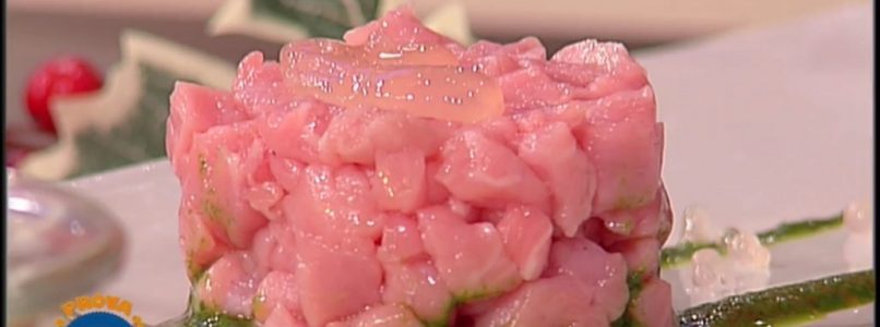 La prova del cuoco | Ricetta tartare di fassona al pompelmo rosa di Clara Zani