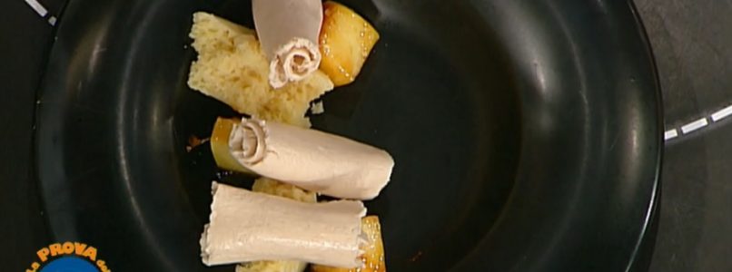 La prova del cuoco | Ricetta torta di mele con gelato alla cannella di Diego Bongiovanni