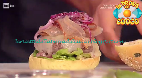Panino con hamburger ricetta Daniele Reponi