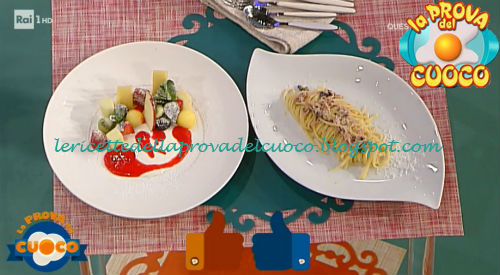 Pasta al tonno e macedonia di frutta ricetta Luigi Pomata da Prova del Cuoco