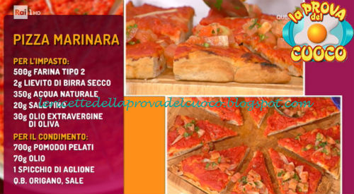 Pizza marinara ricetta Gabriele Bonci