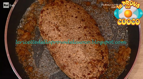 Polpettone in padella con misticanza ricetta Erny Lombardo da Prova del Cuoco