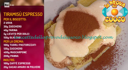 Tiramisù espresso ricetta Franco Marino