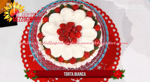 Torta Bianca ricetta Natalia Cattelani