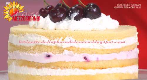 Torta in padella con ciliegie ricetta Natalia Cattelani